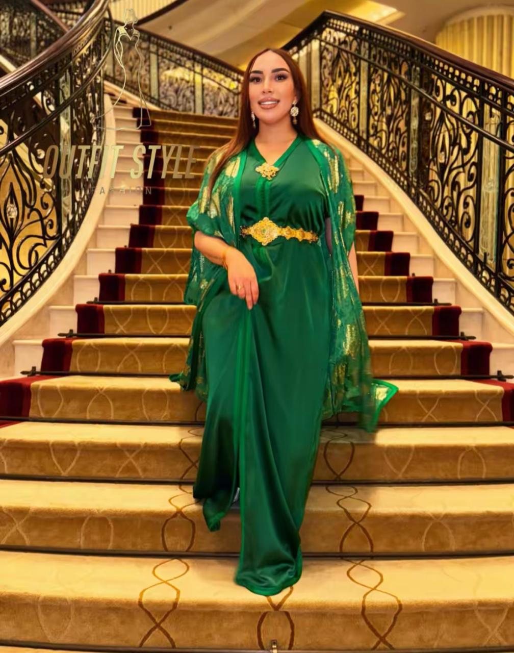 قفطان من قماش الثليجة الفاخر