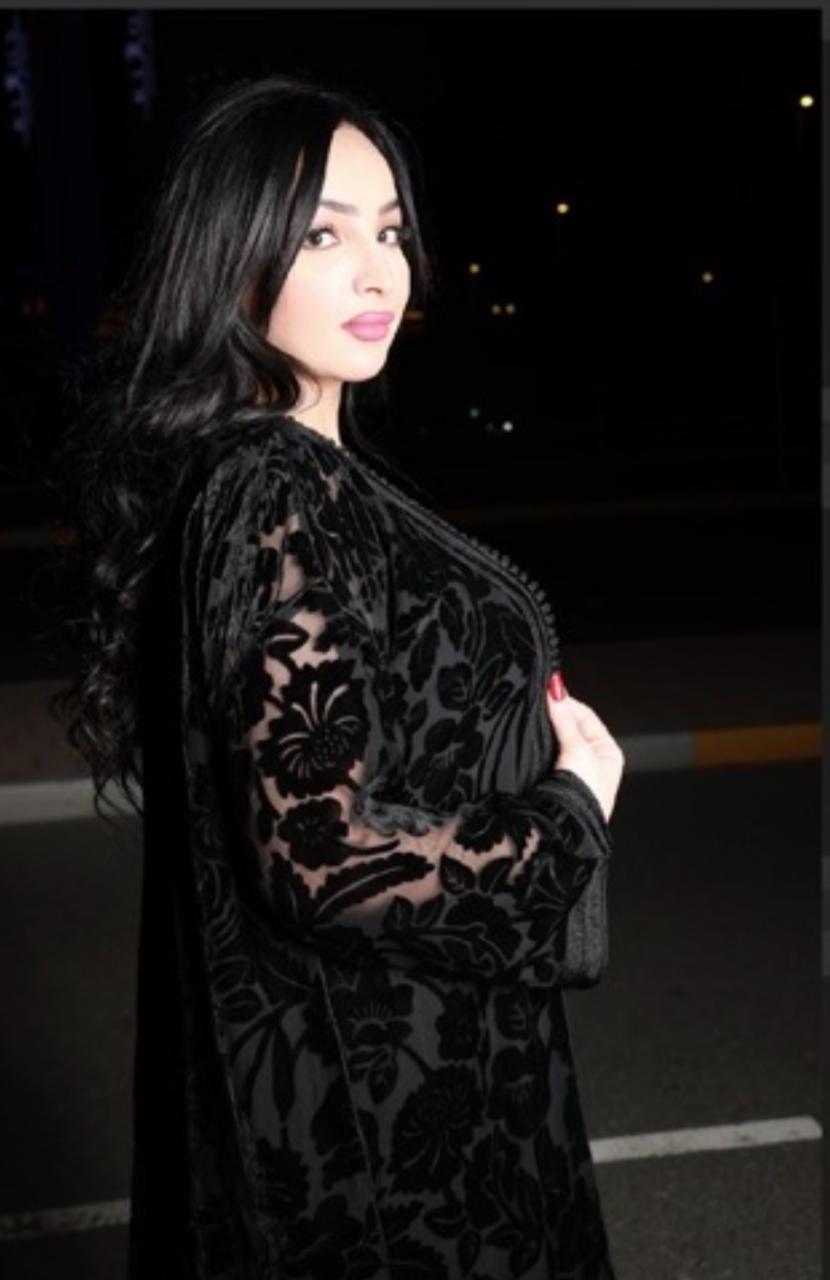 قفطان قطعتين من المخمل الثليجة