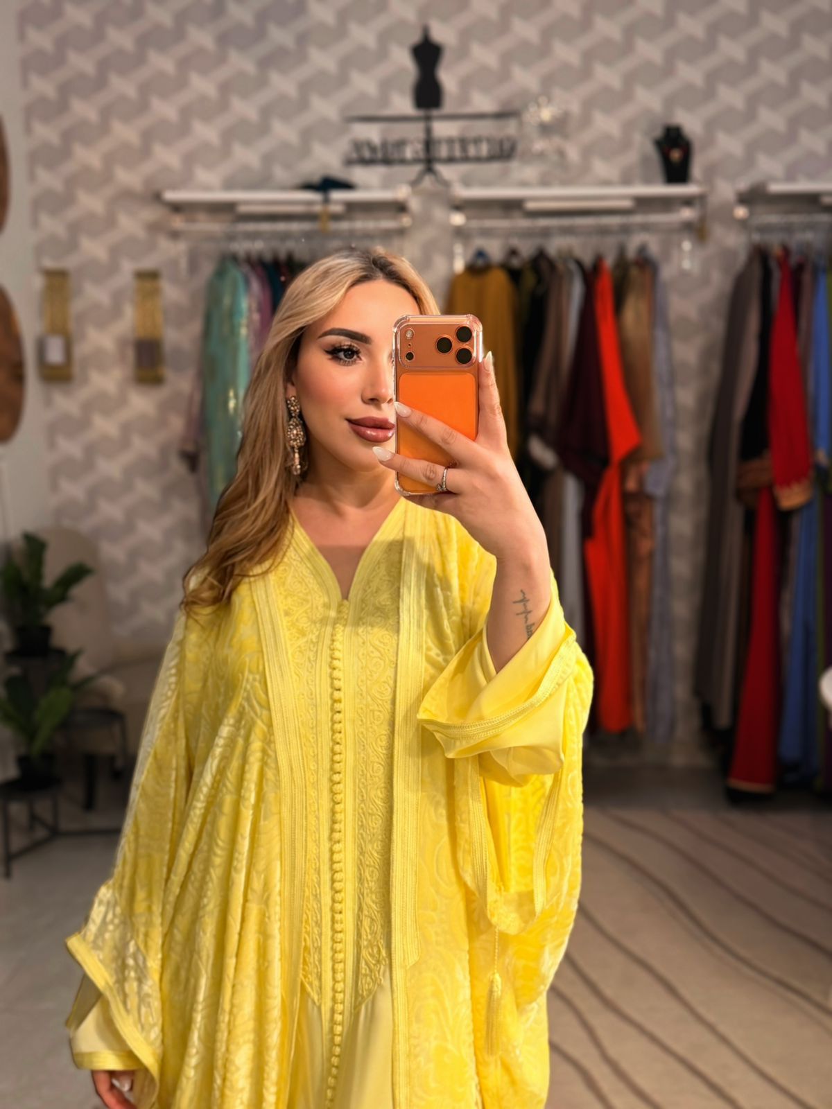 قفطان قطعتين ثليجة راقي